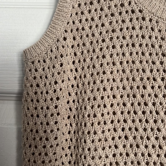 Women’s open stitch cotton tank top - Picture 6 of 10